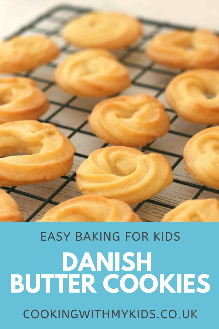 easy baking for kids danish butter cookies