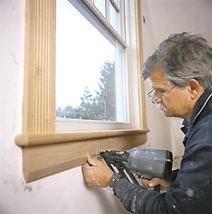 Tom Silva's step-by-step instructions for one of his favorite jobs—installing window casings. Window Casings, Interior Window Trim, Trim Carpentry, Finish Carpentry, Window Casing, Interior Windows, Trim Work, Diy Window, Window Trim