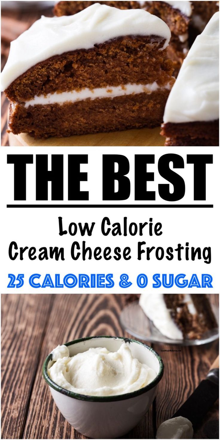 the best low calorie cream cheese frosting