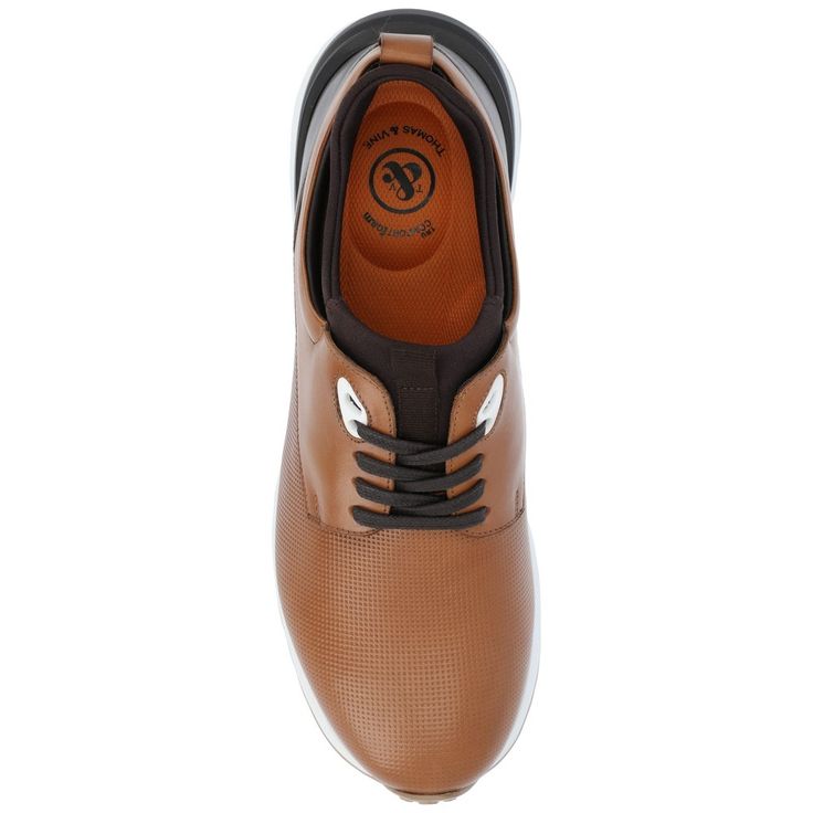 Lace-up the ultimate casual sneaker with the Zach by Thomas & Vine. The ExtraLight� outsole easy-access detailing and 12 mm Tru Comfort Foam� insole will give you the comfort you need to rock any occasion. Genuine leather and a classic round-toe give them a fresh look. With a classic look like this in your closet you'll always know what to wear. Sporty Brown Slip-on Sneakers, Sporty Brown Slip-on Sneakers For Sports, Brown Sporty Slip-on Sneakers For Sports, Brown Slip-on Sneakers For Sports, Sporty Brown Slip-on Sneakers With Textured Sole, Sporty Brown Synthetic Slip-on Sneakers, Brown Sporty Slip-on Sneakers Synthetic, Sporty Brown Walking Shoes With Abzorb Midsole, Modern Brown Sneakers With Ortholite Insole