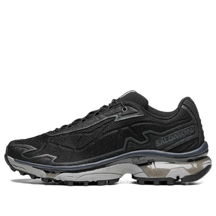 men's running shoes in black and grey