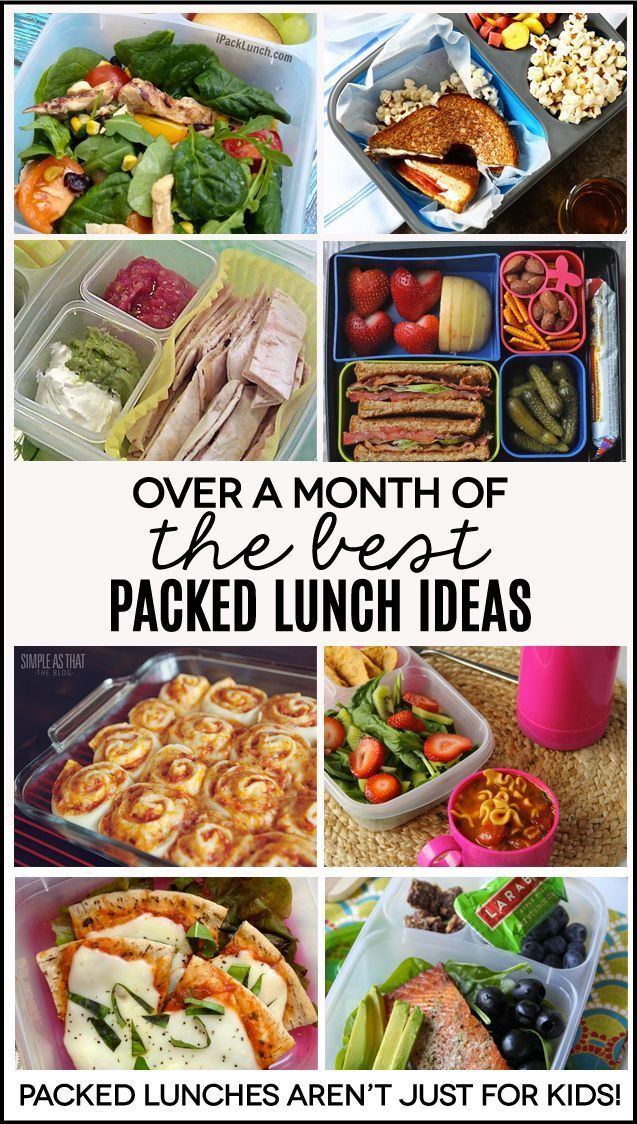 over a month of the best packed lunch ideas