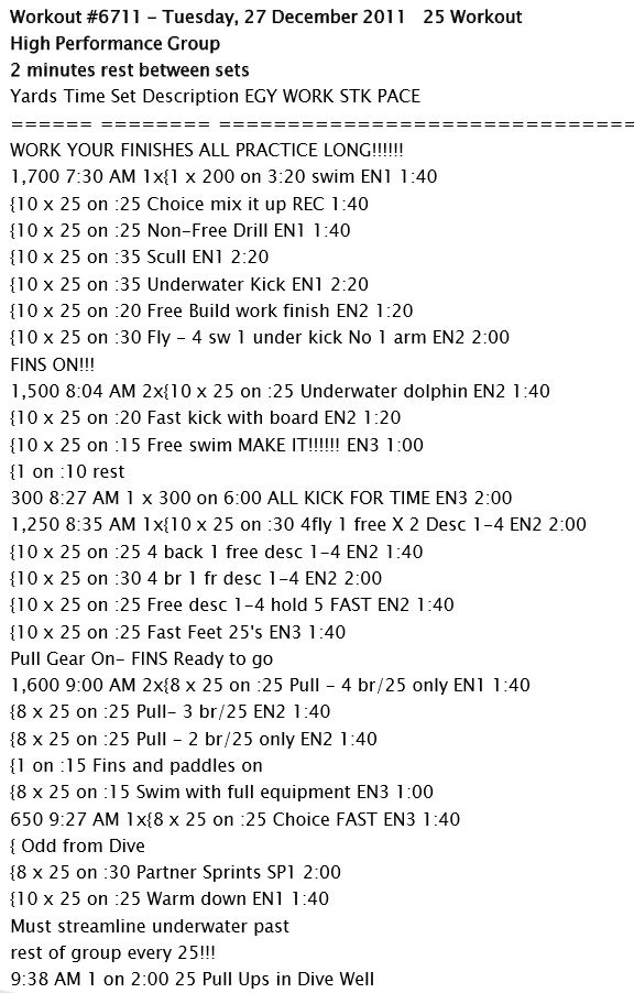 the workout schedule is shown in black and white