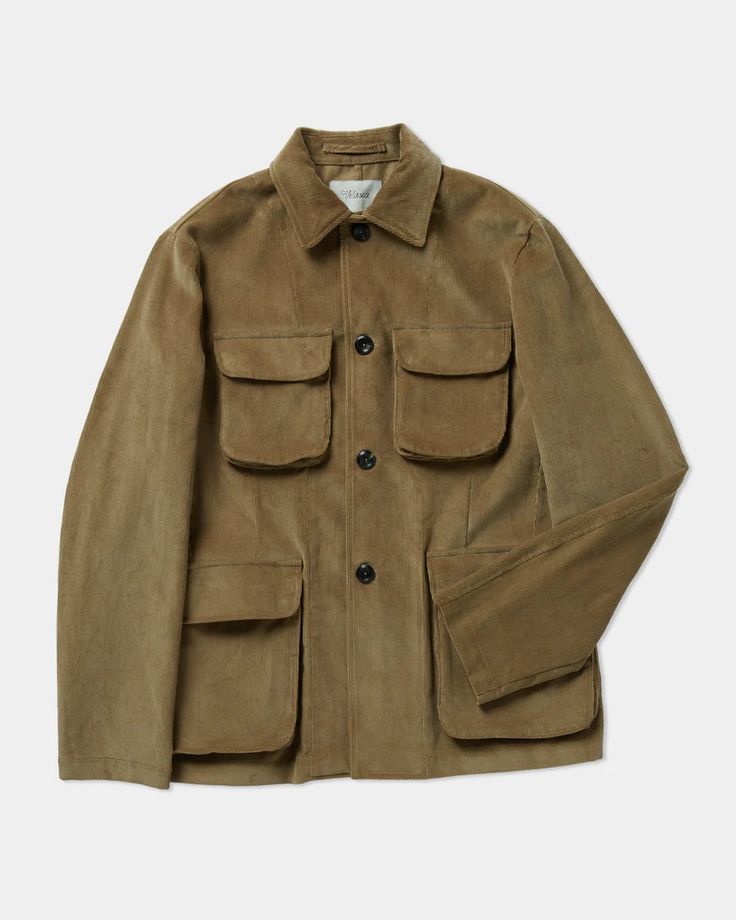 Velasca | Sand brown corduroy shooting jacket. Made in Italy Brown Corduroy, In Italy, Italy, Wardrobe