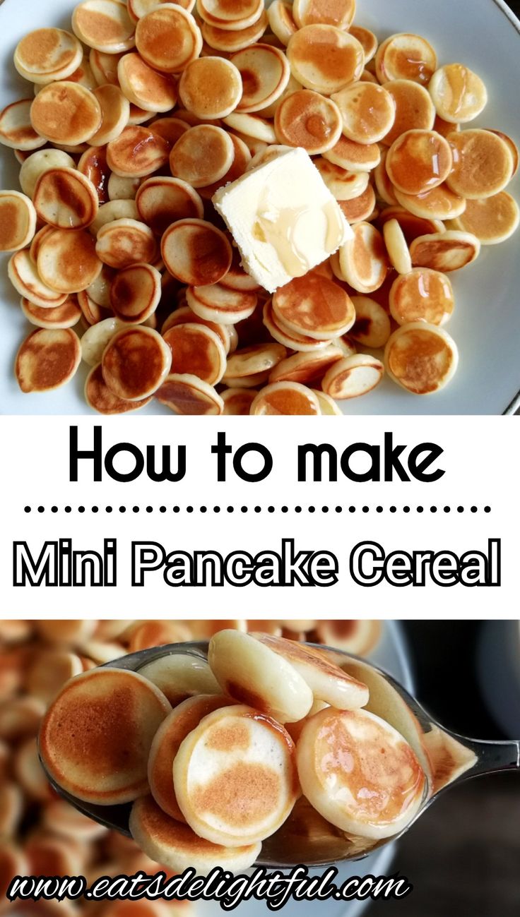 how to make mini pancake cereals that are so good they look like pancakes