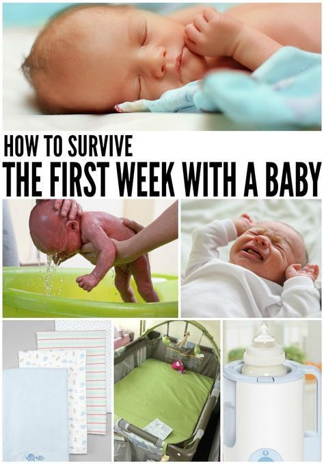 the first week with a baby