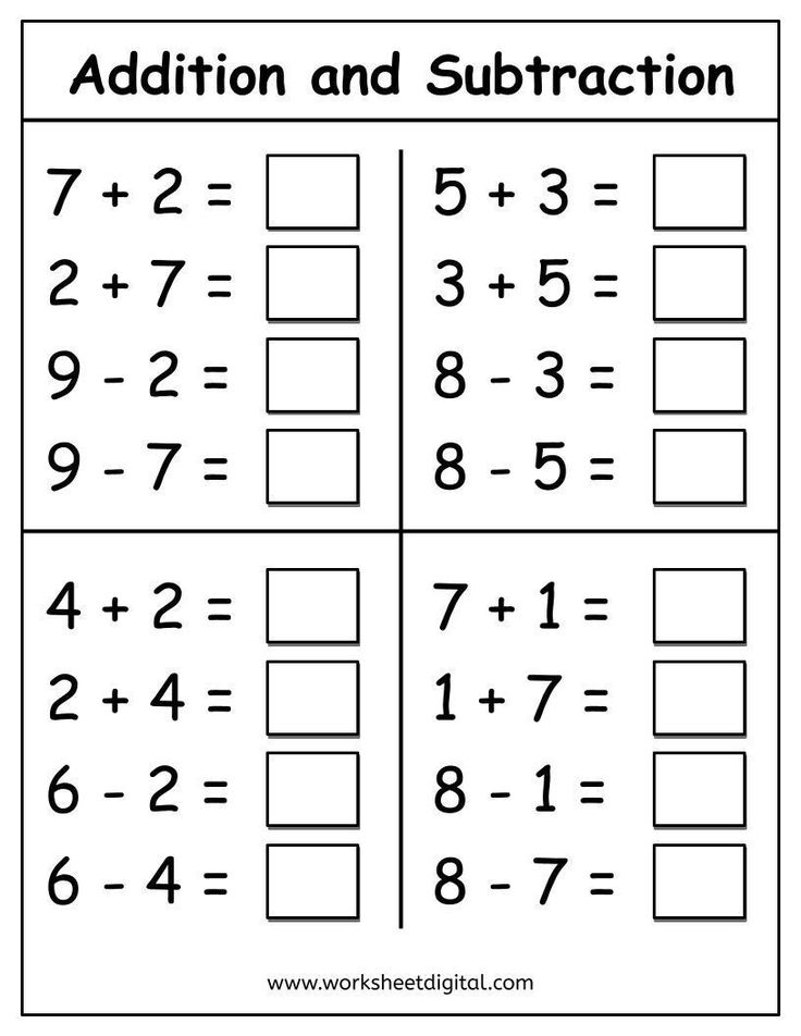 addition and subtraction worksheet for students to practice their math skills with