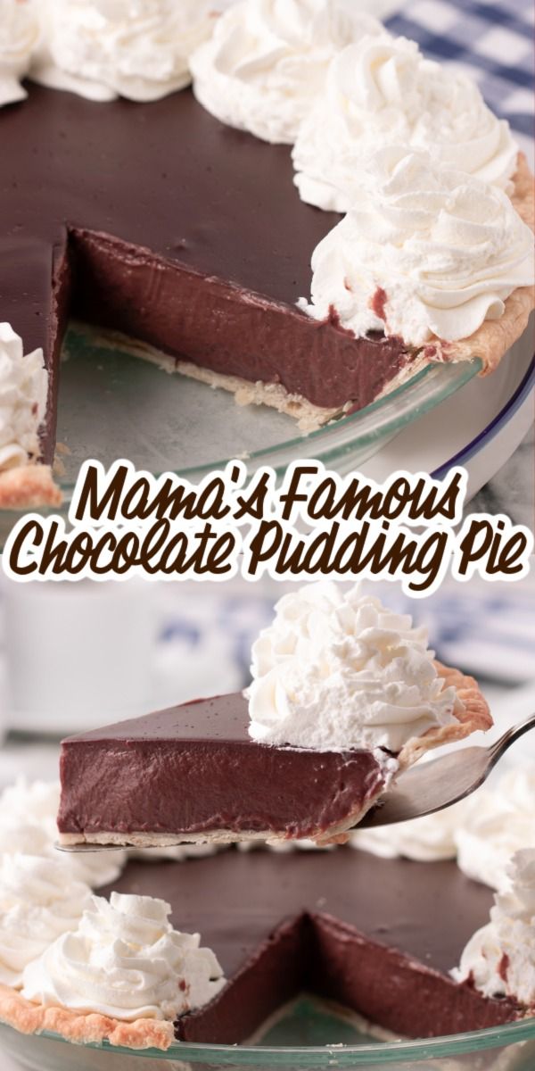 The EASY semi-homemade chocolate pie recipe my mama gets asked to make more than any other made with cook-and-serve chocolate pudding and chocolate chips. Chocolate Pudding Pie Recipe Easy, Creamy Desert, Choc Pie, Chocolate Pudding Pie Recipe, Dip Appetizers, Pudding Pie Recipes, Chocolate Pudding Pie, Easy Chocolate Pudding, Working Lady