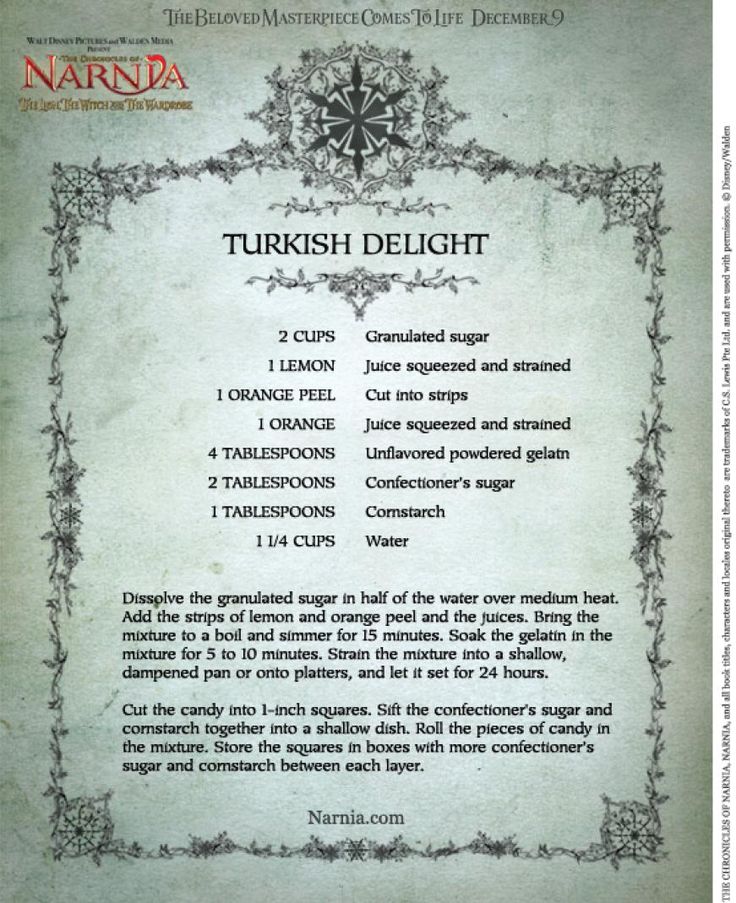 a page from the book turkish delight