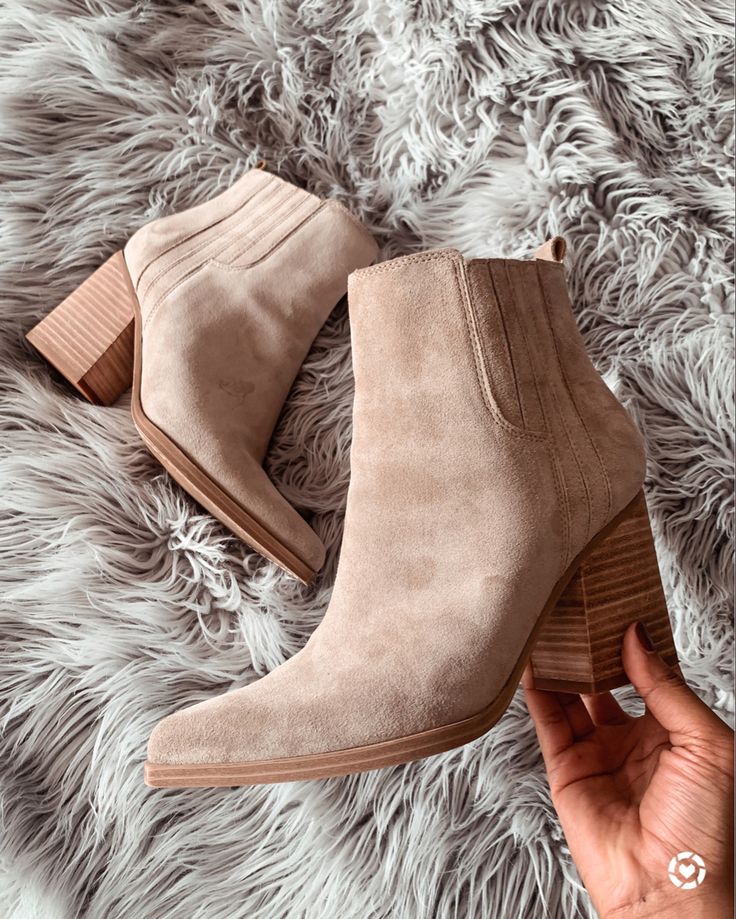 Red Leather Boots, Nude Boots, Taupe Boots, Tan Ankle Boots, Brown Leather Heels, Modesty Fashion, Black Suede Booties, Lace Up Booties, Marc Fisher