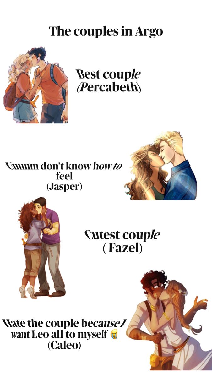 PERCABETH JASPER FAZEL CALEO Percy Jackson Couples, Piano Songs For Beginners, Percy Jackson Comics, Percy Jackson Wallpaper, Percy Jackson Ships, Percy Jackson Head Canon, Percy Jackson Cast, Percy And Annabeth, Percy Jackson Quotes