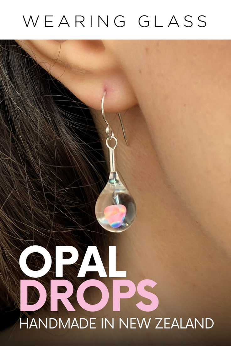 Handmade opal drop earrings by wearing glass Opal Drop Earrings, Glass Jewellery, Synthetic Opal, Earrings Unique, Handcrafted Earrings, Opal Earrings, Glass Earrings, Glass Jewelry, Unique Earrings