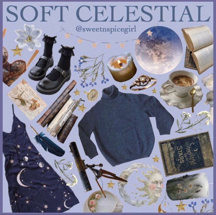 Celestial Academia Aesthetic Outfit, Outerspace Aesthetic Outfit, Space Acedamia Outfits, Space Core Clothes, Celestial Academia Outfit, Cosmic Aesthetic Outfits, Spacecore Moodboard, Cosmic Core Outfit, Moon Witch Outfit