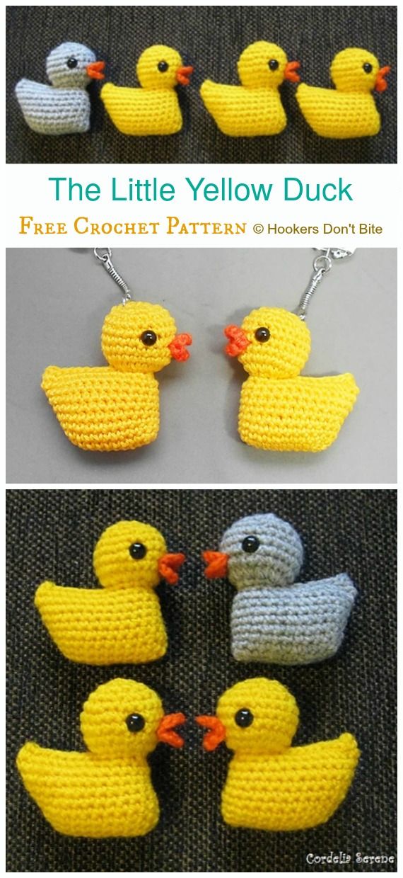 the little yellow duck free crochet pattern