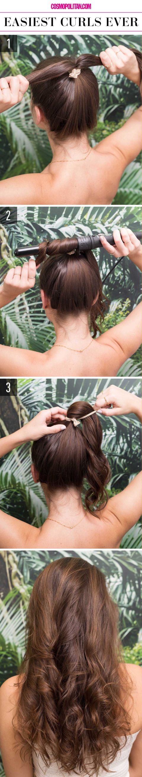 15 Super-Easy Hairstyles for Lazy Girls Who Can't Even Hairstyles Lazy, Lazy Girl Hairstyles, Easy Curls, Super Easy Hairstyles, Face Girl, Lazy Girl, Hair Skin, Hair Dos, Curled Hairstyles