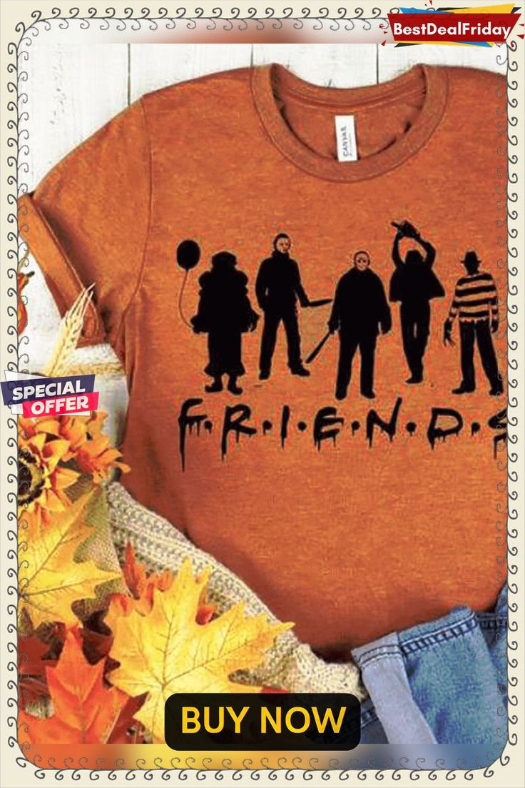 Bestdealfriday Friends Halloween Tee 9589028 Basic Witch Shirt, Diy Halloween Shirts, Hocus Pocus Shirt, Halloween Tee Shirts, Fall Shirts Women, Cricut Halloween, Cute Shirt Designs, Fall Halloween Decor, Cricut Craft Room