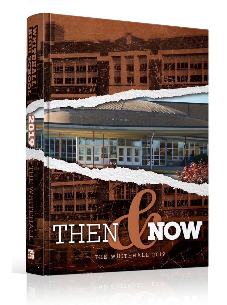 the cover of then and now magazine with torn paper on it's front page