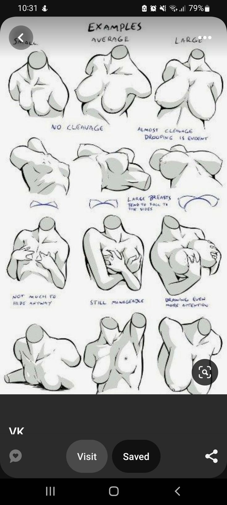 an app showing how to draw the human body with different poses and gestures on it