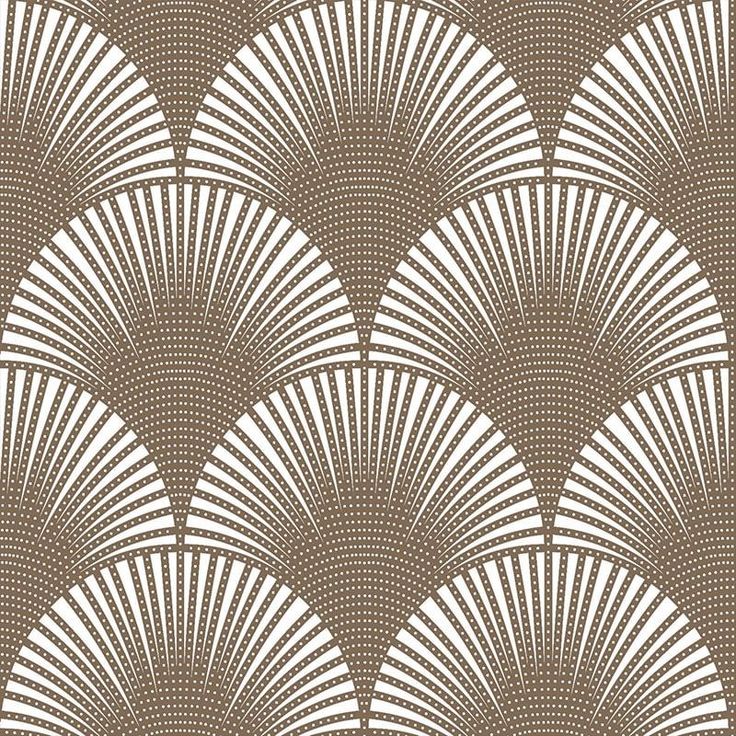 an art deco wallpaper pattern with fan shapes