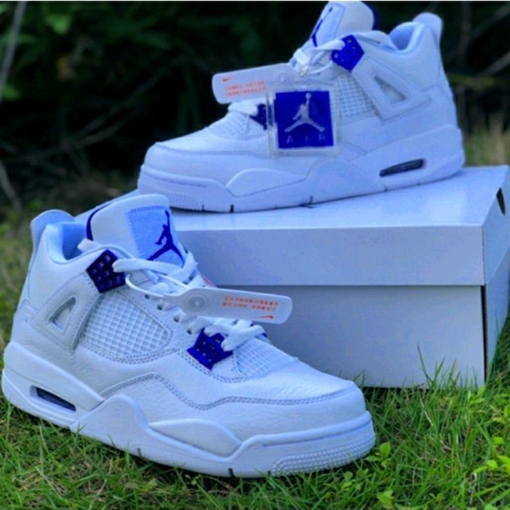 Sky Blue Jordans, Jordan Birthday Gifts, Jordans 4s Blue, Quince Shoes Sneakers Blue, Blue Jordans 4s, Blue Jordan 4’s, White And Blue Jordans, Jordan 4s Blue, Light Blue Jordans