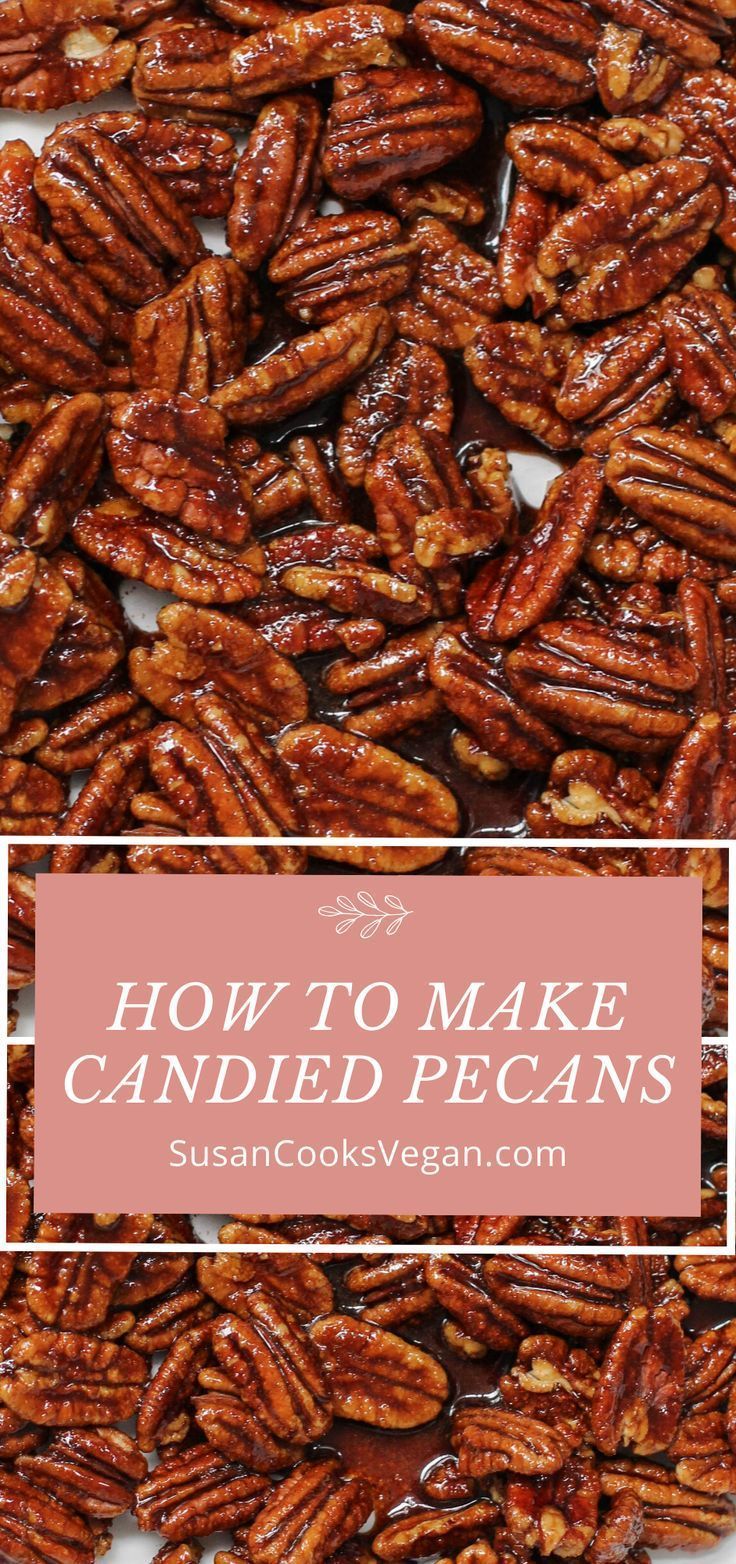 Candied pecans are found on some of the most delicious dishes from salads to dessertsMy recipe is quick and easy in 5-minutesright off of the stove-top Candied Pecans Easy, Pecan Recipes Easy, Candied Pecans For Salad, Candied Pecans Recipe, Thanksgiving Desserts Easy, Quick Easy Desserts, Nut Recipes, Pecan Recipes, Desserts Easy