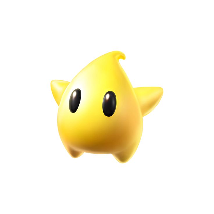 a close up of a yellow object with eyes on it's head and nose