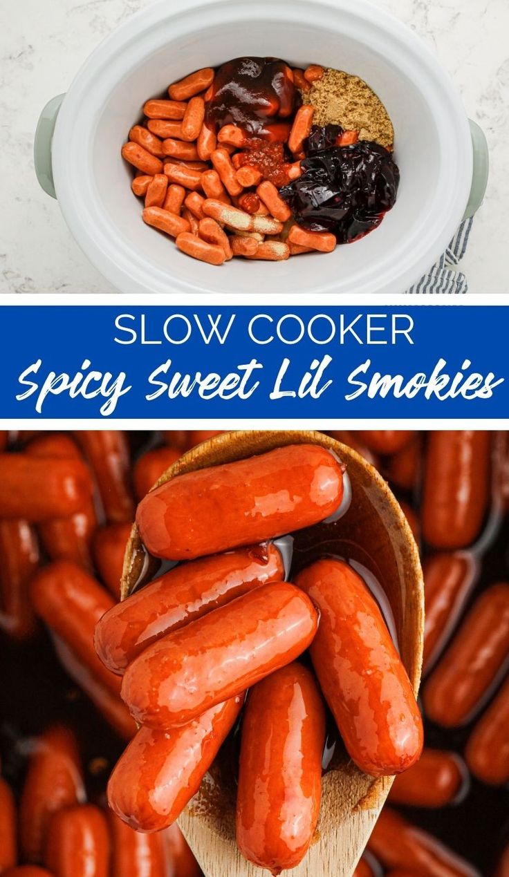 slow cooker spicy sweet lil smokies recipe