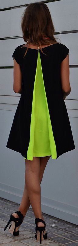 Lime & Black Boho Styl, Gallery Pictures, Summer Apparel, Dress Ootd, Dress Gallery, Dress Unique, Black Neon, Summer Trends, Beautiful Clothes