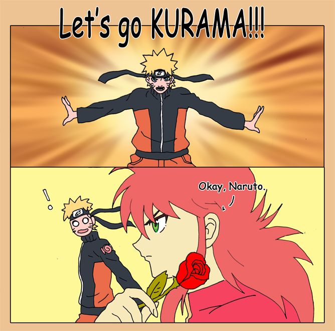 an image of two cartoon characters with caption that says, let's go kurrama