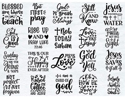 the bible svt bundle includes 12 different hand lettering styles