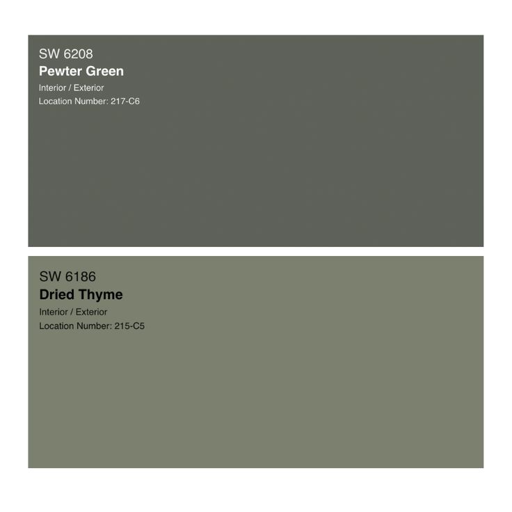 two different shades of gray and green with the same color scheme for each one in it