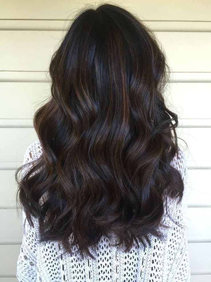 Dark Balayage, Long Hair Waves, Black Hair Balayage, Spring Hair Color, Long Hair Color, Brown Hair Balayage, Brown Hair With Highlights, Spring Hairstyles, Hair Inspo Color