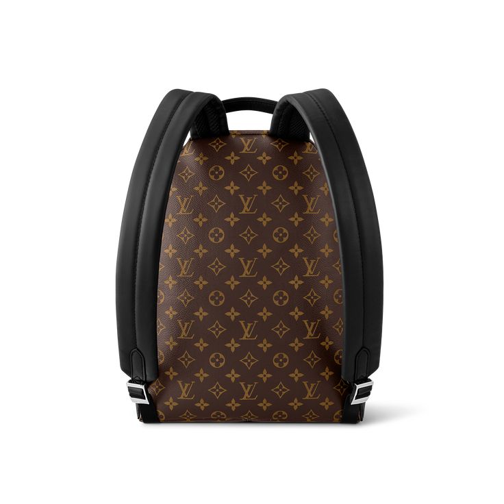 LOUIS VUITTON® - Discovery Backpack Pm - Monogram Designer Backpack With Logo For Daily Use, Designer Backpack With Logo For Everyday Use, Classic Leather Backpack With Logo, Designer Logo Backpack For Everyday Use, Classic Travel Backpack In Monogram Canvas, Luxury Everyday Backpack With Logo, Classic Backpack With Logo, Luxury Coated Canvas Backpack For Everyday, Luxury Backpack With Leather Backing