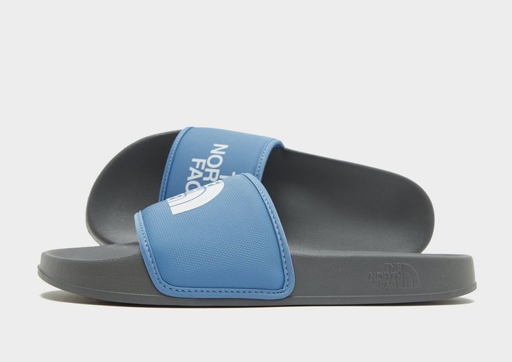 Upgrade your comfort with these men's Base Camp 3 slides from The North Face. Coming in a JD-exclusive Grey and Blue colourway, these slides have a single-density EVA foam midsole for a super-smooth ride. They have a soft footstrap to lock you in, as well as a textured sole for all-day grip. Finished with The North Face logo to the strap. Football Calendar, Nike React Vision, 270 Nike, Face Base, Face Logo, England And Scotland, Base Camp, All Team, Football Kits