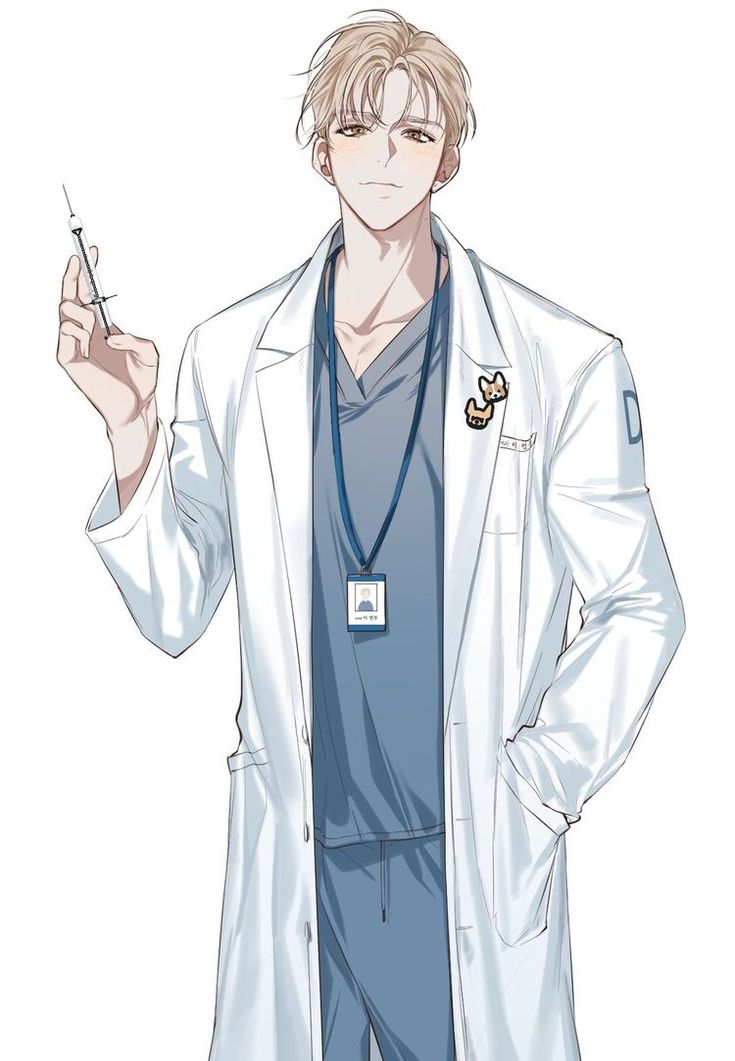 Male Nurse Character Design, Anime Doctor Drawing, Medic Oc, Doctor Anime, Anime Doctor, Nurse Drawing, Doctor Drawing, Nurse Art, Boy Drawing