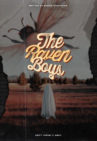 an advertisement for the raven boys