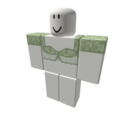 a white box with a green bow around it's neck, and a smiley face on top