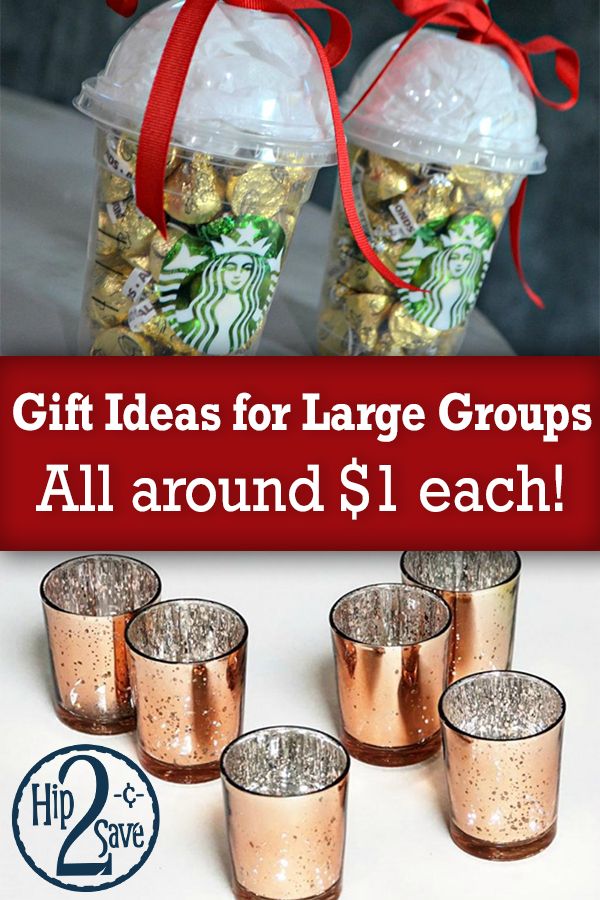 starbucks gift ideas for large groups all around $ 1 each