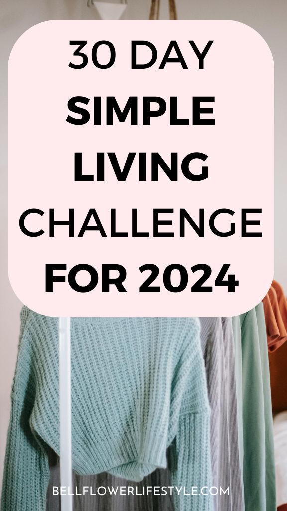 30 day simple living challenge for 2024 Intentional Living Challenge, How To Live A Simple Life, How To Live Simply, How To Simplify Your Life, How To Live Your Best Life, Simplified Life, Slow Living Lifestyle, Living A Simple Life, Live A Simple Life