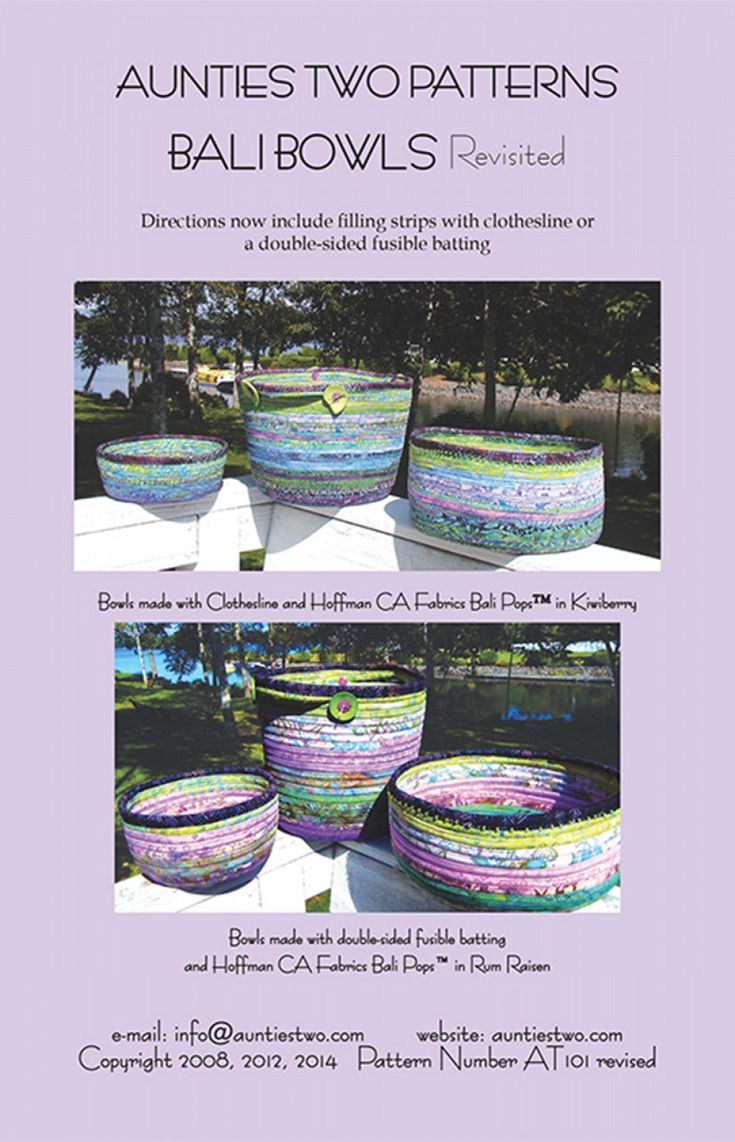 an advertisement for two bowls with different patterns on them and the words,'quilts two