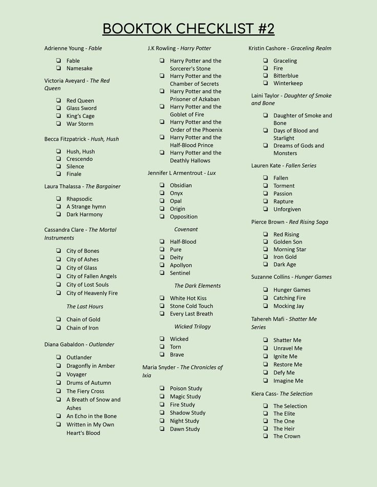 a list of books to read in the bookkeeper's checklist, with text overlay