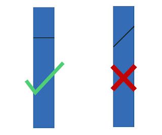 three different types of blue tape with red and green crosses on them, one is not visible