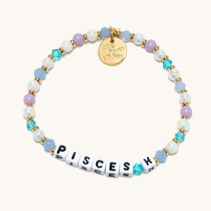 Pisces- Zodiac Zodiac Signs Bracelets, Zodiac Crafts, Pisces Bracelet, Little Words Project, Acrylic Bracelet, Fishing Bracelet, Trending Bracelets, Zodiac Bracelet, Sagittarius And Capricorn