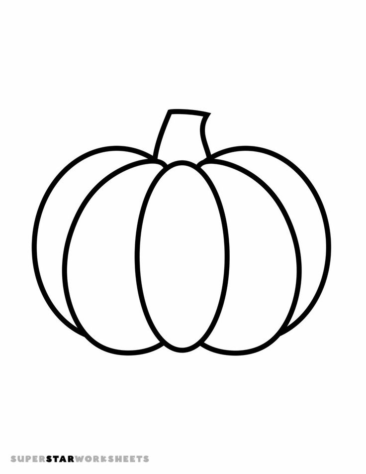 a black and white drawing of a pumpkin