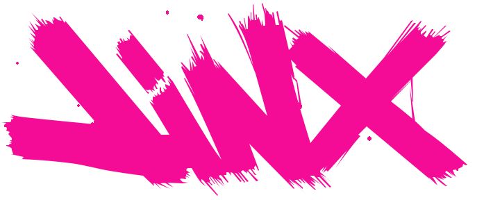 the word xx is painted in bright pink on a white background, and it appears to be made from brush strokes