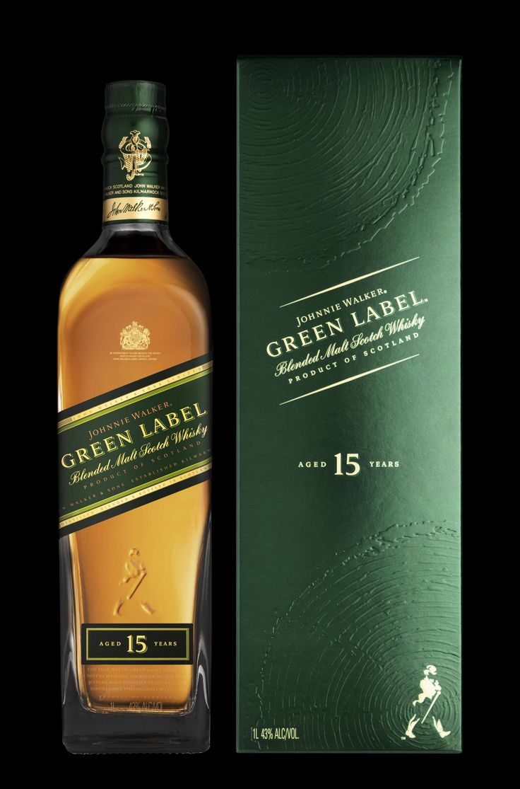 Johnnie Walker Green Label 15 Year Old Alcohol Pics, Green Label Whisky, Christmas Gifts For Grandpa, Johnnie Walker Green Label, Embalming Fluid, Booze Drink, Vodka Wine, Gifts For Grandpa, Diy Home Bar