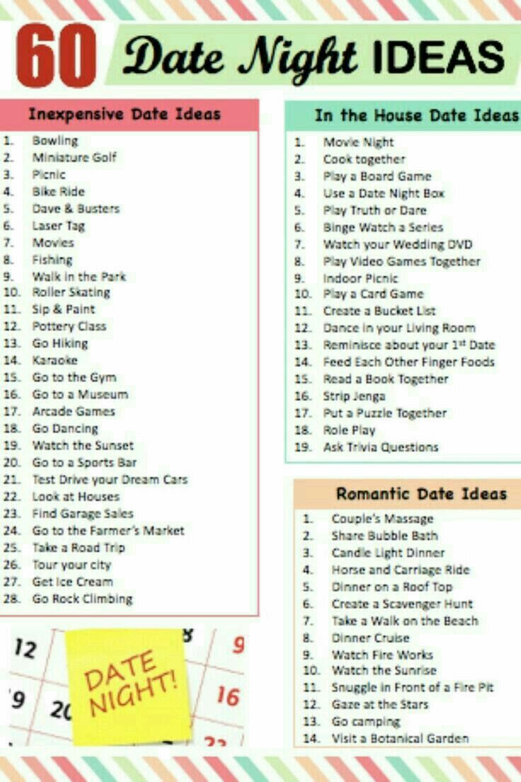 a printable date night ideas list