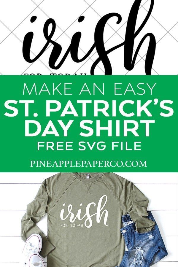 the st patrick's day shirt is on display with other items and text that reads,