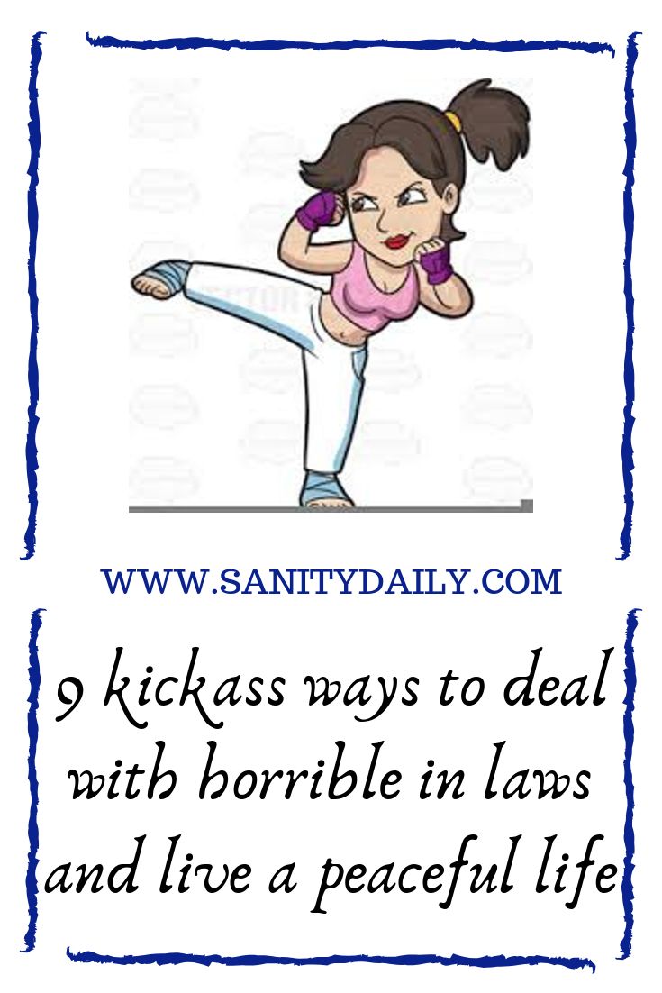 a woman doing yoga poses with the words kickass ways to deal with horrible laws and live a peaceful life