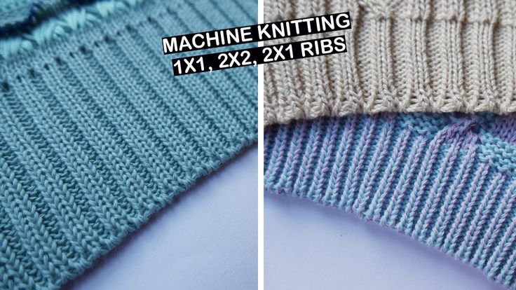 two pictures showing the same knitting pattern and how to use it for sweaters or hats